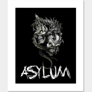 asylum t-shirt Posters and Art